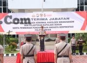 Kapolres Gresik Pimpin Sertijab PJU dan Berikan Penghargaan kepada Personel Berprestasi