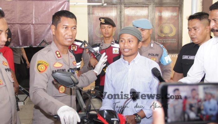 Polres Sampang Berhasil Ungkap Dua Kasus Curanmor, Tiga Pelaku Diamankan