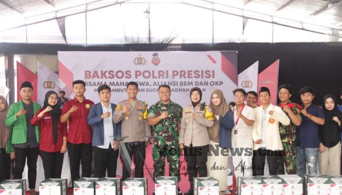 Jelang Ramadhan, Kapolres Sampang Gelar Baksos Polri Presisi Bersama Mahasiswa dan OKP