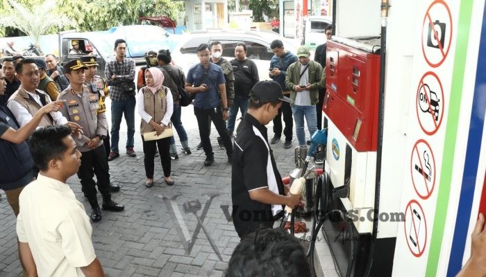 Pastikan Kualitas BBM, Polres Gresik dan UPT Metrologi Gelar Sidak di Sejumlah SPBU