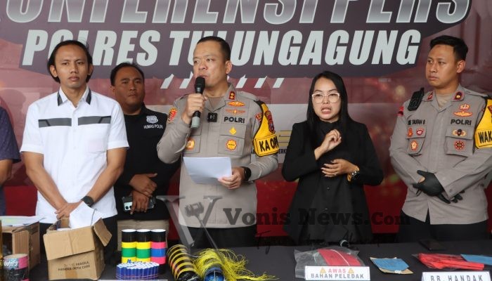 Polres Tulungagung Bongkar Jaringan Peredaran Bahan Peledak di Operasi Pekat Semeru 2025