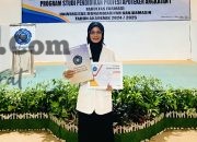 Mahasiswa Asal Lamandau Raih Lulusan Terbaik Program Profesi Apoteker UMBJM dengan IPK 4,00