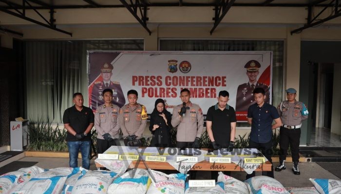 Polisi Berhasil Amankan 2 Tersangka Penyelewengan Pupuk Subsidi di Jember