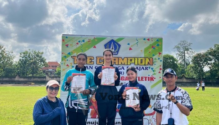 Siswa SMAN 1 Kuta Utara Raih Juara Umum di Cabor Atletik dan Karate