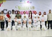 Fatma Gus Ipul Hibur Ratusan Anak Yatim dan Disabilitas dalam Peksos Goes to Community