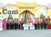 Kapolres Gresik dan Bhayangkari Kunjungi Pos Pam dan Pos Yan, Beri Apresiasi Petugas