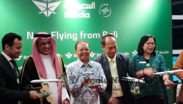 Saudia Airlines Resmi Dibuka, Koster Pastikan Pertumbuhan Pariwisata Sejalan dengan Nilai Budaya Bali