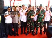Kapolres Gresik Hadiri Panen Raya Padi Serentak di Driyorejo, Terhubung Langsung dengan Presiden Prabowo