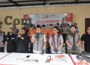 Polresta Sidoarjo Berhasil Amankan 4 Tersangka Pencurian Pipa Stainless di Tjiwi Kimia