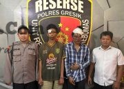 Aksi Curi Motor Kepergok Warga, Dua Pemuda Surabaya Diamankan Polsek Kebomas