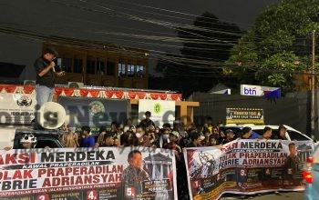 Massa Aksi Apresiasi Hakim PN Jaksel, Praperadilan Febrie Adriansyah Perkara Nomor 134 Ditolak