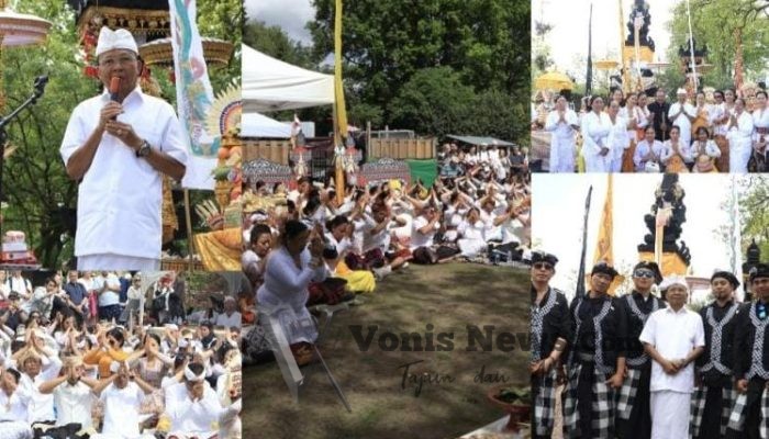 Gubernur Bali Wayan Koster Resmikan Pura Santa Citta Bhuwana di Belanda, Tanggung Seluruh Biaya Upacara Pelaspasan