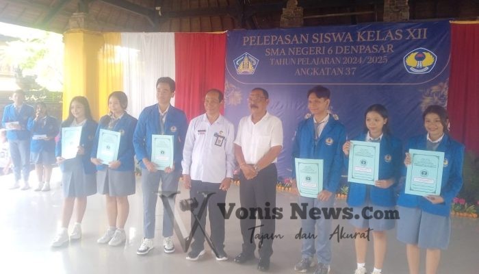 Momen Penuh Kekeluargaan, SMA Negeri 6 Denpasar Luluskan 362 Siswa Kelas XII dengan Konsep Sederhana