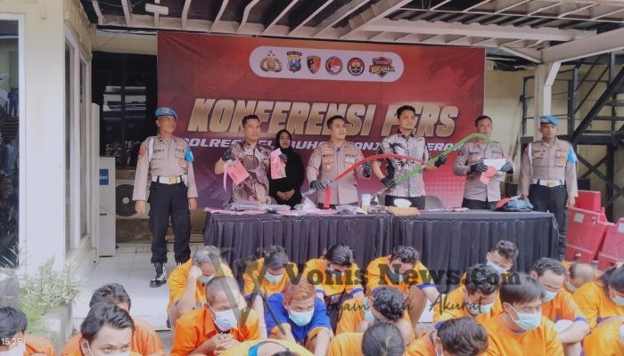 Operasi Pekat Semeru 2025, Polres Tanjung Perak Ungkap 36 Kasus dan Amankan 37 Tersangka