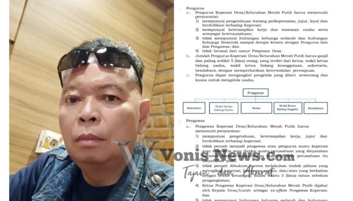 Ketua DPP Barmas Desak Kadis Koperasi Minahasa dan Camat Remboken Tindaklanjuti Pemilihan Pengurus Koperasi di Desa Kaima yang Diduga Cacat Hukum