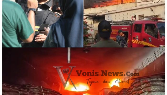 Gudang Kemiri di Surabaya Kembali Terbakar, Diduga Akibat Korsleting Listrik