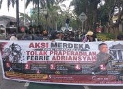 Jelang Putusan Praperadilan Febrie, Ratusan Massa Kembali Datangi PN Jaksel
