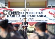 Polres Gresik Gelar Upacara Hari Lahir Pancasila, Kapolres Tekankan Penguatan Nilai Ideologi