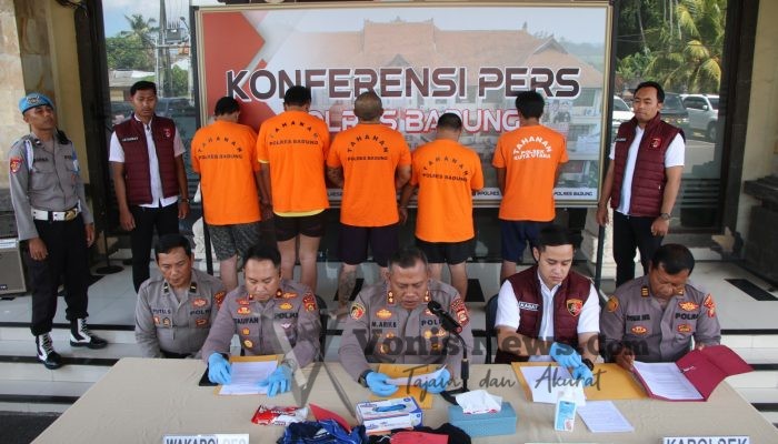 Polres Badung Tangkap Penjambret dan 4 Pelaku Penganiayaan, Pastikan Keamanan Wilayah Hukum
