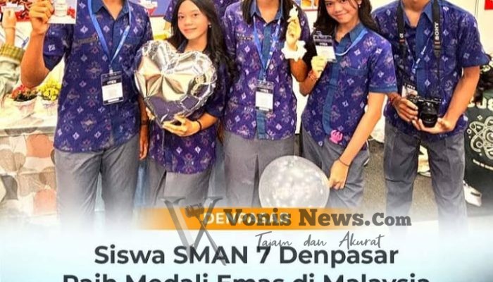 Siswa SMAN 7 Denpasar Raih Medali Emas di WYIE Malaysia, Harumkan Bali dan Banggakan Sekolah