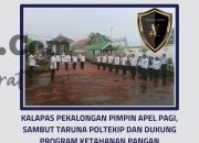 Kalapas Pekalongan Pimpin Apel Pagi, Sambut Taruna Poltekip dan Dukung Program Ketahanan Pangan