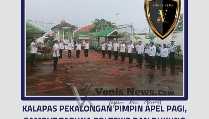 Kalapas Pekalongan Pimpin Apel Pagi, Sambut Taruna Poltekip dan Dukung Program Ketahanan Pangan