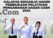 Kalapas Sidoarjo Hadiri Pembukaan Pelatihan Pengamanan Dasar CASN 2024 di Surabaya