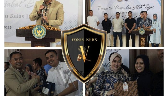 Lapas Sidoarjo Gelar Acara Perpisahan dan Penyambutan Pegawai, 7 Orang Mutasi, 1 Purna Tugas, dan 4 Pegawai Baru Bergabung