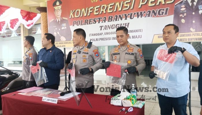 Polresta Banyuwangi Bongkar Sindikat Curanmor, Amankan Enam Tersangka dan 10 Motor