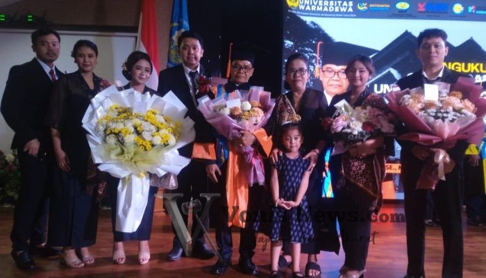 Luar Biasa, Prof. Dr. Ida Bagus Udayana Putra Dikukuhkan Jadi Guru Besar Universitas Warmadewa
