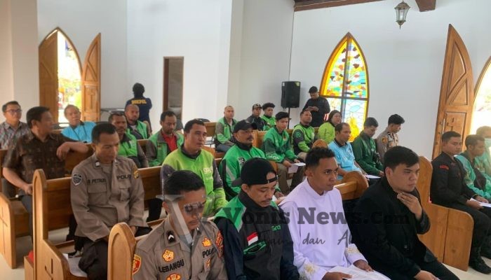 Polda Bali Gelar Doa Bersama Bersama Driver Ojol untuk Almarhum Affan Kurniawan
