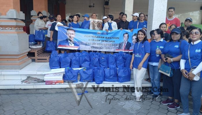 Keluarga Besar Partai Demokrat Bali Salurkan Paket Sembako, Bantuan untuk Korban Bencana Banjir dan Longsor
