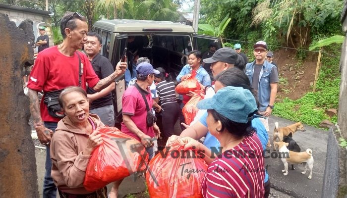 Garda Grup Donasikan Ratusan Paket Sembako untuk Korban Banjir dan Longsor di Karangasem