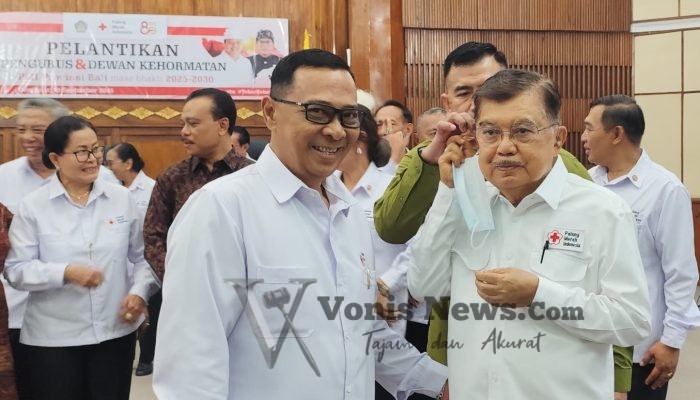 Jusuf Kalla Lantik Pengurus PMI Bali 2025–2030, Kagumi Megahnya PMI Center Denpasar