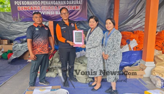 IBI Provinsi Bali Salurkan Donasi Rp12,5 Juta untuk Korban Banjir dan Longsor Melalui BPBD Bali