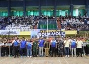 Kapolresta Banyuwangi Buka Kejurprov Bola Voli U-19 Jawa Timur 2025 di GOR Tawang Alun