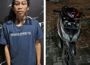 Gerak Cepat Polsek Balongpanggang, Residivis Curanmor Asal Lamongan Dibekuk Kurang dari 24 Jam