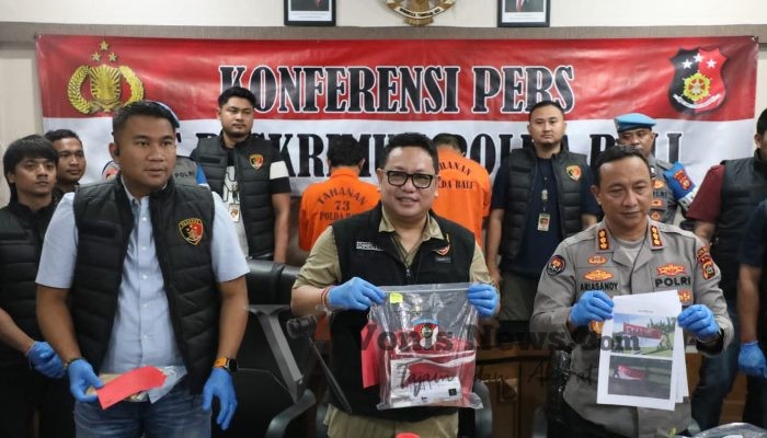 Kurang Dari 4 Jam, Tim Gabungan Polda Bali dan Polres Jembrana Bekuk Pelaku Vandalisme
