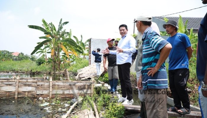 Bupati Sidoarjo Subandi Sidak ke Sejumlah Lokasi Banjir di Kawasan Kota