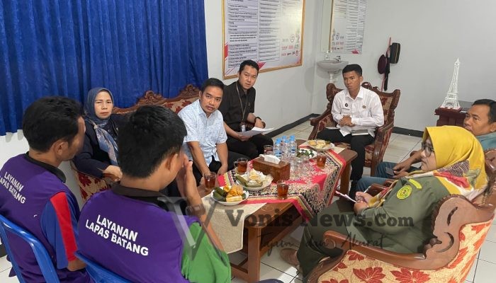 Tinjau Pelaksanaan Pembinaan, Lapas Batang Terima Kunjungan Wasmat dari Pengadilan Negeri Batang