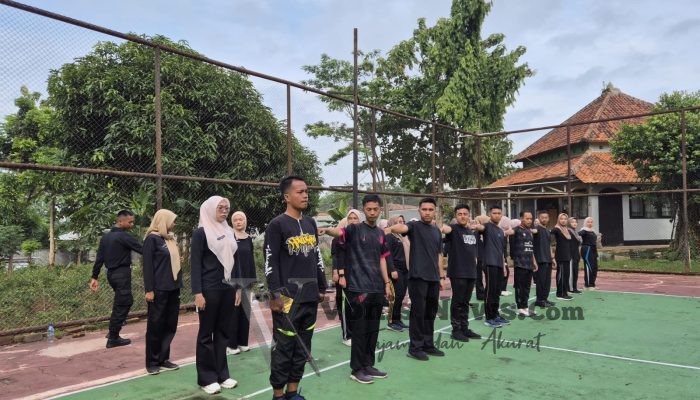 Peserta Magang Kemnaker Antusias Ikuti Latihan PBB di Lapas Batang,