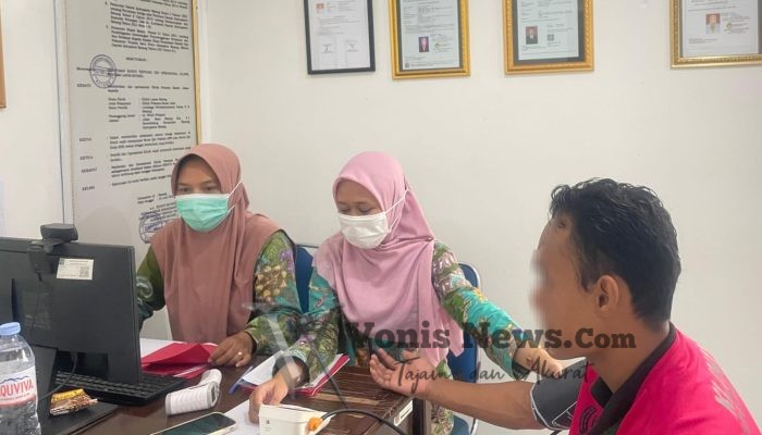 Lapas Batang Gandeng Puskesmas Batang 3 Gelar Pemeriksaan Kesehatan bagi Warga Binaan
