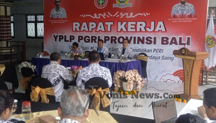 PGRI Harus Mampu Berkolaborasi Menuju SDM Unggul dan Berkualitas, YPLP Provinsi Bali Gelar Raker di SMK PGRI 4 Denpasar