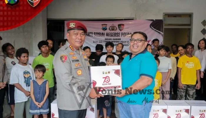 HUT Reserse ke-78, Ditreskrimsus Polda Jatim Salurkan 139 Paket Sembako ke Lima Panti Asuhan