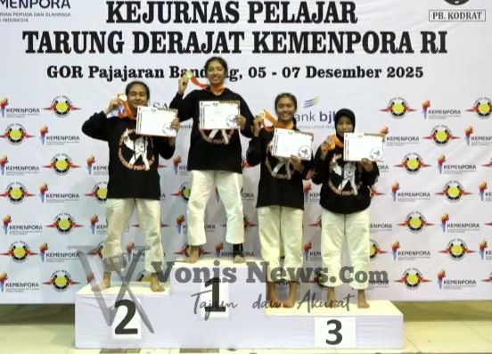 Atlet Kodrat Sidoarjo Harumkan Kabupaten Sidoarjo pada Kejurnas Pelajar Tarung Derajat Kemenpora RI 2025