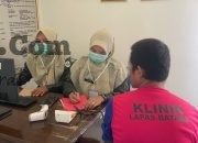 Lapas Kelas IIB Batang Gelar Pemeriksaan Kesehatan Warga Binaan Berkolaborasi dengan Puskesmas Batang 3