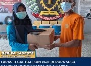 Lapas Tegal Bagikan PMT Susu Kambing untuk Dukung Pemulihan Warga Binaan TBC