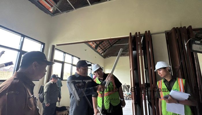 Bupati Sidoarjo Sidak Pembangunan SDN Suko, Pastikan Kualitas Sesuai Standar