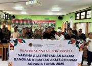 Kantor Pertanahan Badung Serahkan Sarana Pertanian Melalui CSR ITDC Peduli di Desa Pelaga