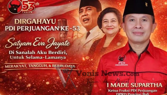 Utamakan Kepentingan Rakyat, HUT Ke-53 PDI Perjuangan Penuh Makna